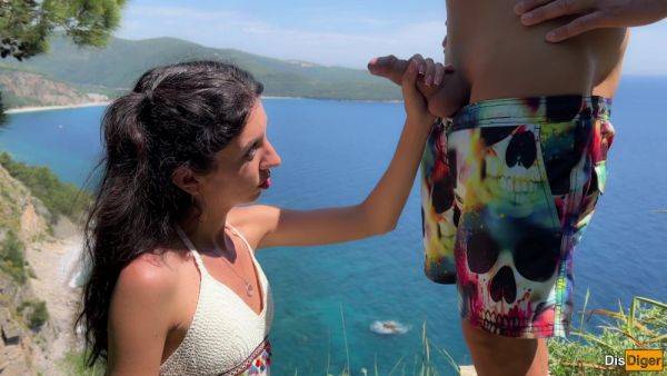 Katty West - Public Dick Flashing - Girl Helped Stranger To Cum In Mountains - upornia.com on v0d.com