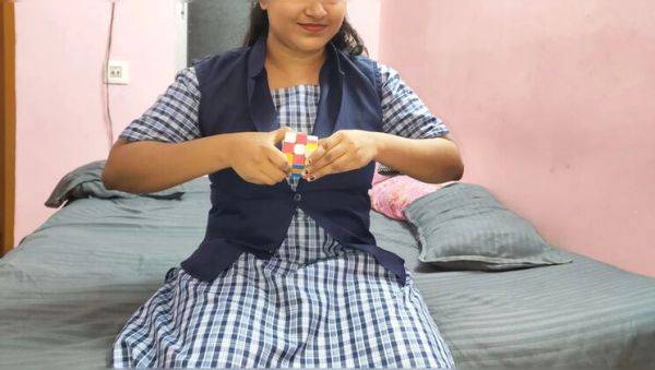 Innocent Indian Stepsister Shraddha Pandey Learns Rubik's Cube with a Dirty Promise - xxxfiles.com - India on v0d.com