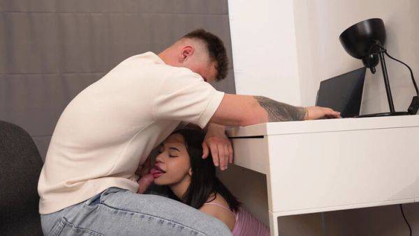 Asian Teen Roxy Muray Blowjob and Cowgirl Sex with BWC in Homemade 4K - veryfreeporn.com on v0d.com