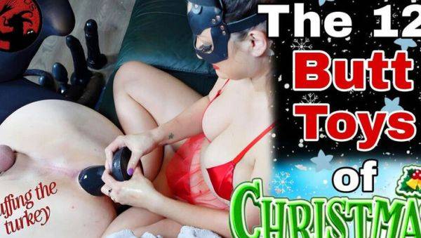 Christmas Anal Fisting & Butt Toys for Beginners - Amateur Femdom Pegging - porntry.com on v0d.com