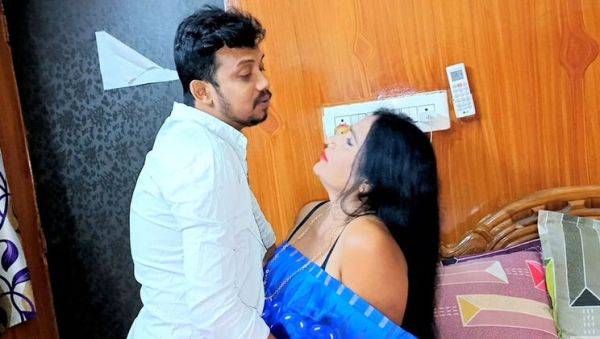 Hot Indian Boy Fucks Step Mom in Bedroom While She's Working - xxxfiles.com - India on v0d.com
