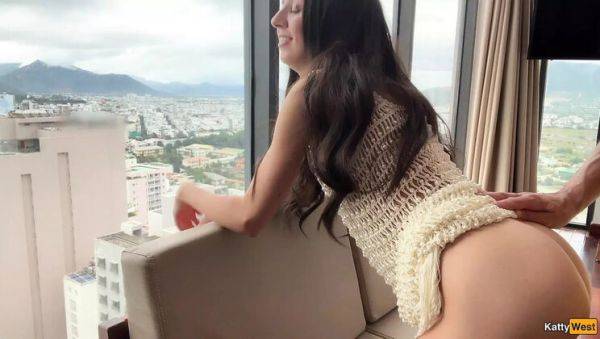 Spanish Blanca Sucks White Russian Cock And Gets Creampie In Pussy - xxxfiles.com - Russia - Spain on v0d.com