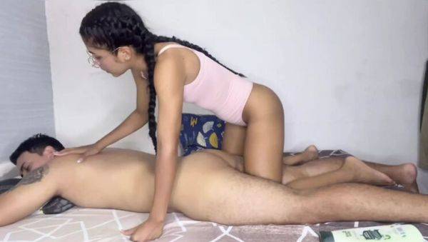 Jimenitahot114 Stepsister Anal Massage Turns Into Hardcore Fucking - xxxfiles.com - Venezuela - Spain - India - Colombia on v0d.com
