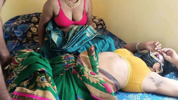Lesbian Threesome Hard Fucking with Indian Office Secretaries Pushpa Valli, Laxi Ammu, Apple Baby - veryfreeporn.com - India on v0d.com