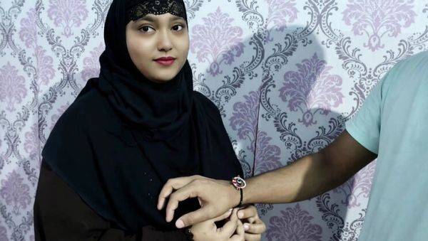 Muslim Stepsister in Hijab Gets Fucked Hard by Hindu Step Brother on Raksha Bandhan - Big Tits & Doggy Style Sex - veryfreeporn.com on v0d.com