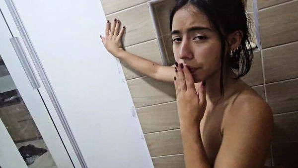 Stepsister's Hot Friend Shower Fuck - Bitchsultry Big Ass Latina Teen Creampie - porntry.com on v0d.com