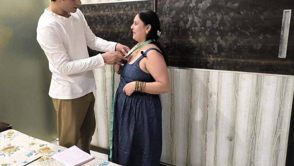 Indian Tailor Fucks Women for Dress Stitching - Pujaprem Extreme Blowjob & Big Ass Fucking - porntry.com - India on v0d.com