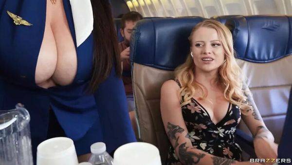 Flight Attendant Angela White Fucks Hard Part 2 Brazzers - porntry.com - Britain on v0d.com