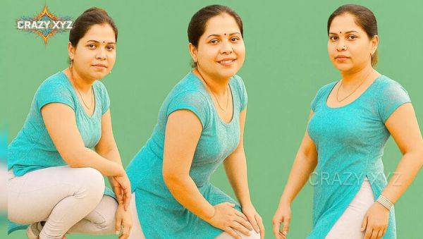 Indian Bhabhi Hard Fuck in Hindi - Skinny Desi Girl Titty Fucking & Doggy Style - porntry.com - India on v0d.com