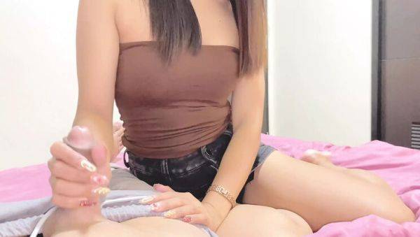 Filipina Teen Shena Mae Blowjob and Creampie with Stranger POV - porntry.com on v0d.com