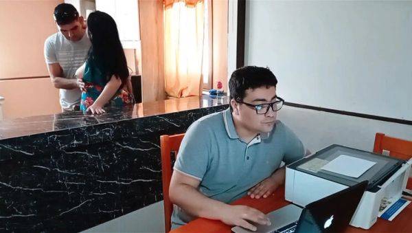 BBW Kelly Mom Hard Fuck With Stepson In Kitchen While Cuckold Husband Works - xxxfiles.com - Usa on v0d.com