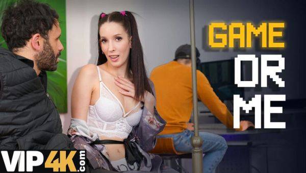 Daddy Fucks Gamer Girl Crazy Sex - Hot Brunette Cheating on Boyfriend - veryfreeporn.com - Britain on v0d.com