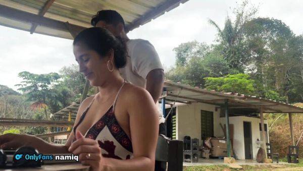 NamiQsein and Marasex Passionate Blowjob and Creampie with Big Natural Tits Latina Teen - veryfreeporn.com - Usa - Spain - India - Colombia on v0d.com