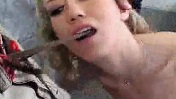 Stunning Blonde MILF Alana Evans Takes Hard Anal Creampie in Stockings - veryfreeporn.com - Britain on v0d.com