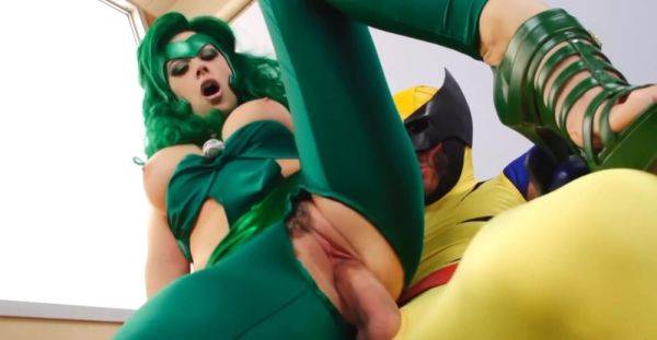 Chanel Preston is having fun with a mysterious man in a costume - alphaporno.com on v0d.com