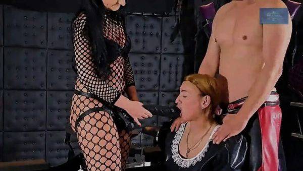 Sissy Slave Monique Punished By Bi Domme Couple - Hardcore BDSM & Anal Fucking - veryfreeporn.com - Germany on v0d.com