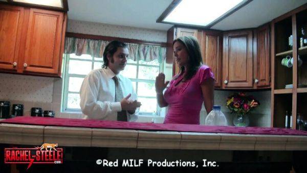 Stepfamily Taboo Foursome - MILF Rachel Steele and Teen Mystick Moons in Company Takeover Sex - veryfreeporn.com - Britain on v0d.com