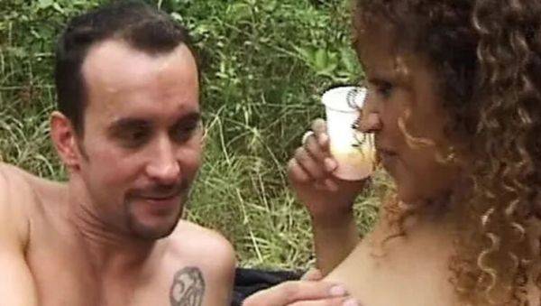 Fantastic French amateur Alycia Lopez outdoor anal and blowjob hardcore - veryfreeporn.com - France on v0d.com