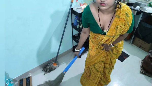 Indian Maid Shraddha Pandey Fucks Owner For Advance Money - Horny Desi Bhabhi Deep Throat Blowjob & Doggy Style Sex - veryfreeporn.com - India on v0d.com