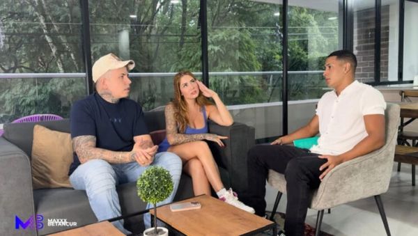 Sexy Colombian Couple Threesome with Horny Therapist Monique Fuentes - Big Tits, Big Ass, Rough Sex - veryfreeporn.com - Spain - Colombia on v0d.com