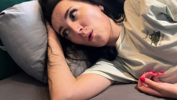 Eva Keks Stepmom Roleplay: Secret Bed Sharing with Stepson Doggystyle & Blowjob - veryfreeporn.com - Russia - Germany on v0d.com
