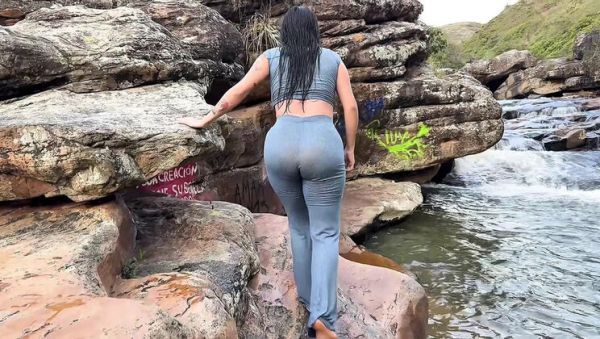 Jenifer Play Fucks Stranger By River While Friends Wait - Big Tits Teen Gets Facial - porntry.com - Spain - Argentina - Colombia on v0d.com