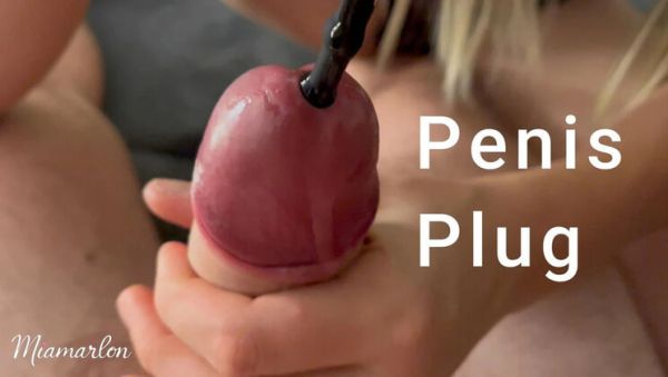 Hot Blonde Stepsister Gives Intense Urethral Penis Plug Handjob and Massive Cumshot - porntry.com - Britain - Italy on v0d.com