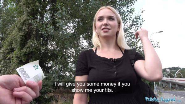 Vera Jarw - Hot Blonde Teen 18+ Russian Nailed Outside - upornia.com - Russia on v0d.com