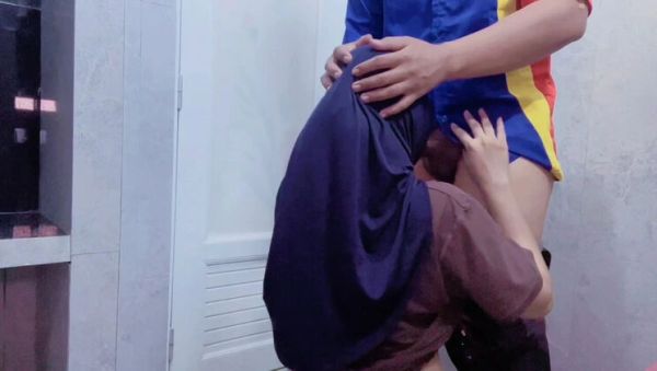 Indonesian Hijab Teen Fucked Hard in Public Toilet - Homemade HD - porntry.com - Malaysia - Indonesia on v0d.com