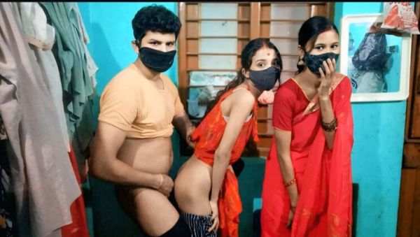 Desi Jija Sali Caught by Wife in Viral Threesome Sex - Hindi XXX Video with Hot Monika and Horny Archana - xxxfiles.com - Russia - India on v0d.com