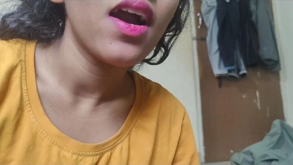 Pink Lips Telugu Teen Sister Brutal Face Fuck Cum in Mouth - veryfreeporn.com - India on v0d.com