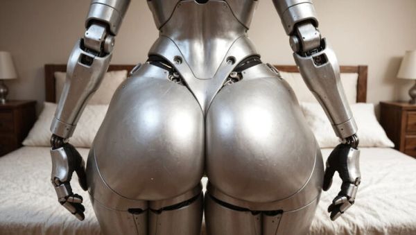 Curvy AI Sex Robot Rides Huge Cock and Takes a Creampie - Hot 3D Hentai Test - xxxfiles.com - Britain on v0d.com