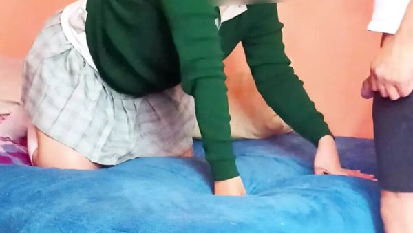Innocent Schoolgirl Aline Begs To Keep Uniform On During Steamy Step-Sibling Session - Teen Stockings & Big Ass Doggy - xxxfiles.com - Mexico - India - Japan on v0d.com