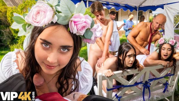 Hot Brunette Bride Sofia Lee Public Anal Sex Outdoor Wedding Group Fuck HD 1080p - veryfreeporn.com on v0d.com