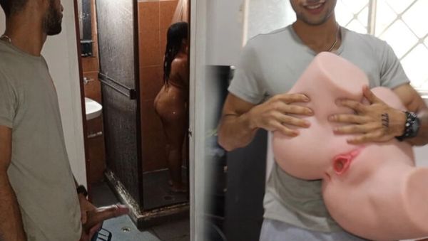 Seductive Brunette Stepsister Shower Fuck with NatalyGirl - Amateur Homemade Doggy Style - veryfreeporn.com - Venezuela - Spain - India on v0d.com
