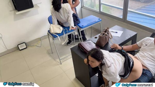Classroom Sex with Teacher - Student Fucks Hot Colombian MILF in POV Creampie - veryfreeporn.com - Colombia on v0d.com