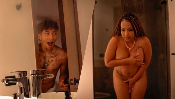 Stepmom Kataleya Gil Naked Shower Fuck By Stepson Thiago Lopez - Big Tits Latina MILF Rough Doggy Style - porntry.com - Spain - Colombia on v0d.com