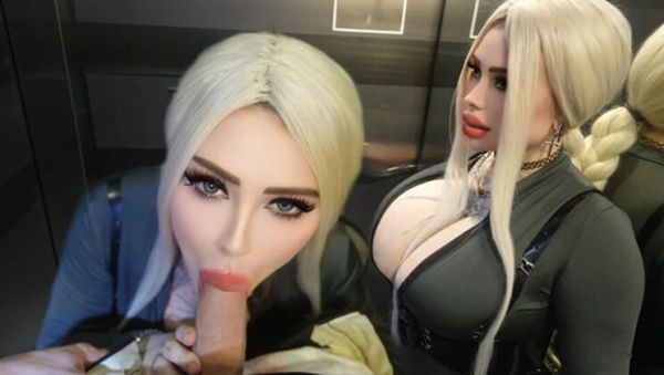 Public Elevator Fuck with Busty Russian MILF Peach Bitch - Hardcore Anal & Blowjob in Risky Entrance Sex - veryfreeporn.com - Russia - Belarus on v0d.com