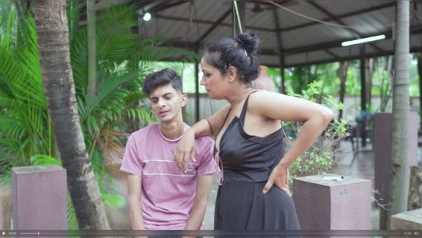 Desi Aunty Hot Sex With Nephew Big Cock Indian Teen Doggy Style - xxxfiles.com - India on v0d.com