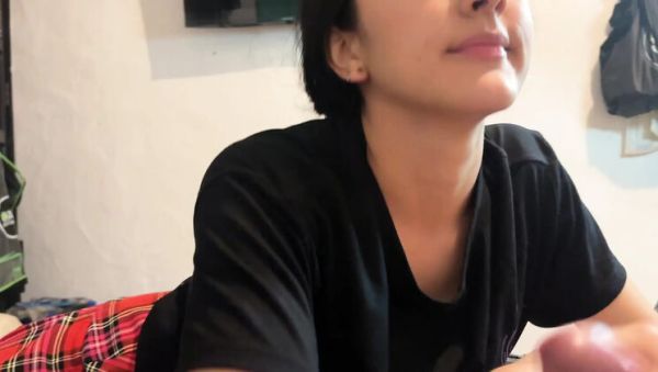 Young 18-Year-Old Indian Girl Swallows Dick and Milk in Homemade POV Blowjob - porntry.com - India - Colombia on v0d.com