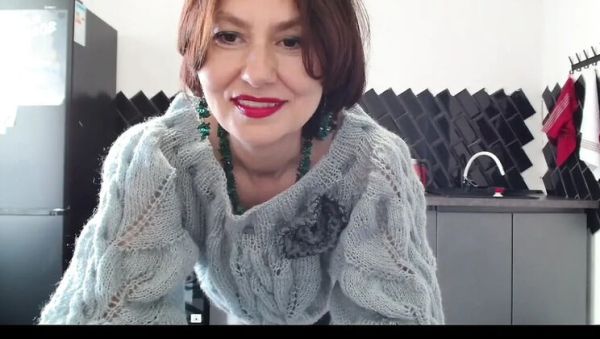 Angela Lady Licks Her Hairy Wet Pussy Solo - Russian MILF Dirty Talk & Big Natural Tits - porntry.com - Russia on v0d.com