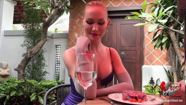 First Date Handjob with Angel The Dreamgirl in 4K - Part 1 - Cumshot on Pantyhose MILF - xxxfiles.com - Britain on v0d.com