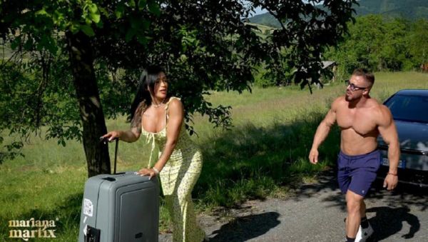 Big Ass Latina Mariana Martix Fucked Hard by Muscular Italian Man Outdoor - veryfreeporn.com - Spain - Italy - Colombia on v0d.com
