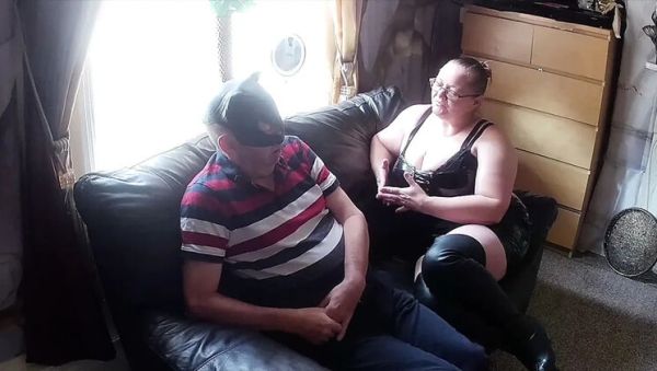 Part 1: Domina Satana Sissifies Slave Andrew in Kinky Femdom Interview - Mature BBW BDSM - porntry.com - Britain on v0d.com