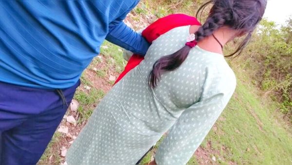 Young Indian Desi College Girl Fucked Hard by Boyfriend in Jungle - Hindi Village Sex - porntry.com - India on v0d.com