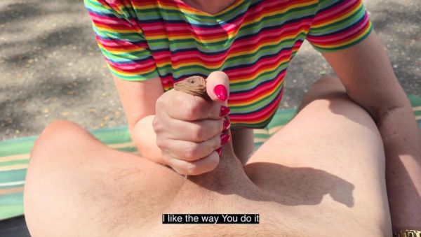 Busty Misses Jenny Outdoor Blowjob & Pussy Eating in Park - porntry.com - Poland on v0d.com