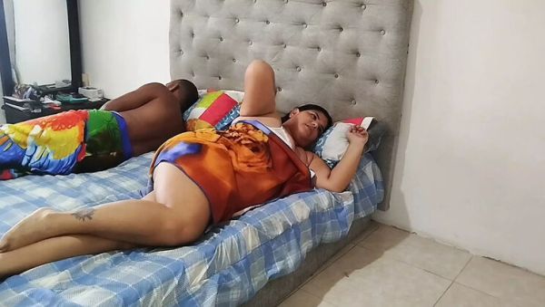 Stepdad and I Share Bed - Hot Venezuelan BBW Blowjob and Rough Doggy Sex - porntry.com - Venezuela - Spain - India - Japan on v0d.com