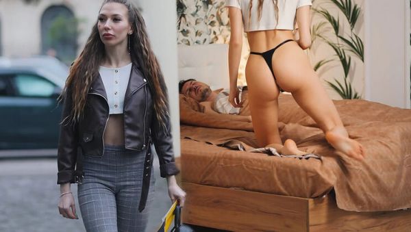 Laura Quest Cheats on Boyfriend with His Best Friend - Hot Brunette Blowjob & Cowgirl Sex - veryfreeporn.com - Romania on v0d.com
