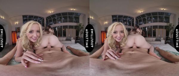 Blonde beauty Lexi Lore gets fucked by two cocks in vr - alphaporno.com on v0d.com