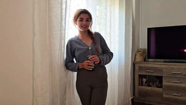 Stepdad Catches Me Watching Porn - Horny Amateur Blowjob & Rough Sex with Latina Step Sister - xxxfiles.com - Spain on v0d.com